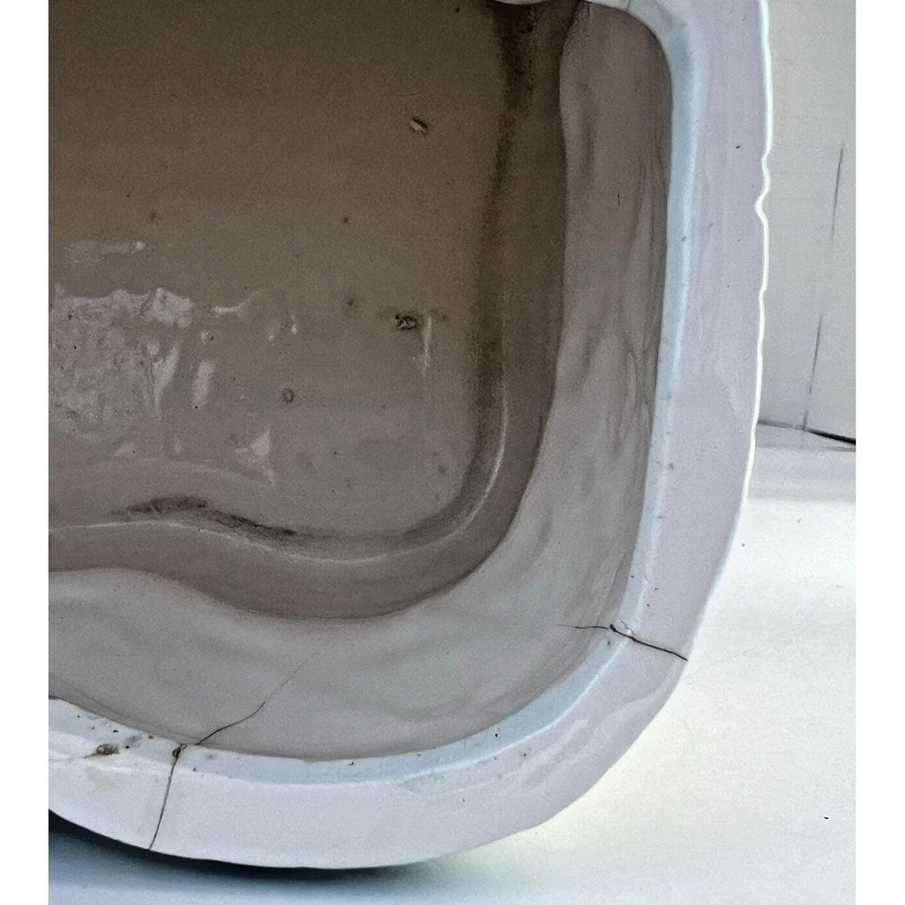 Planter Boot MY NEIL 1985 Blue Ceramic Nursery Vase Baby Decor Vintage Gift